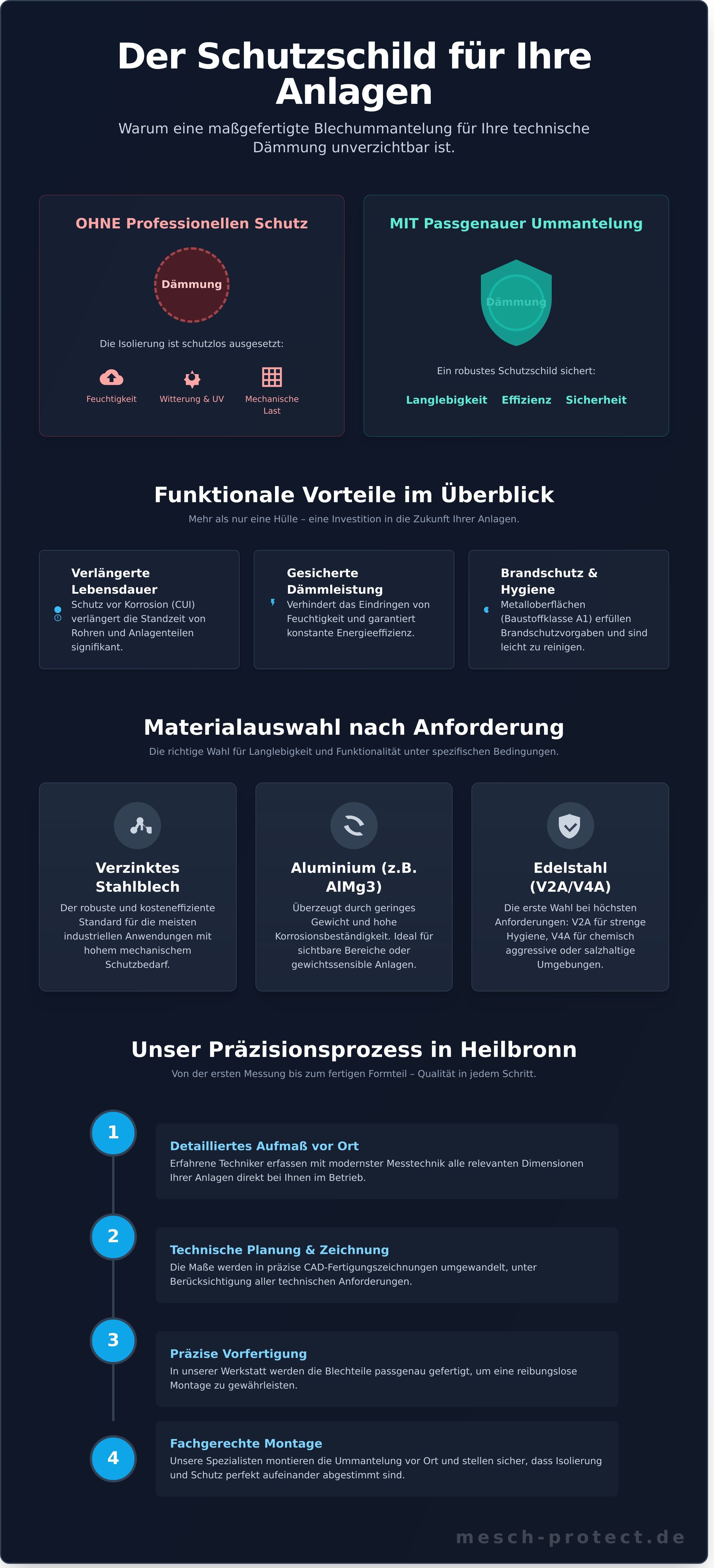 Blechbearbeitung Isolierung