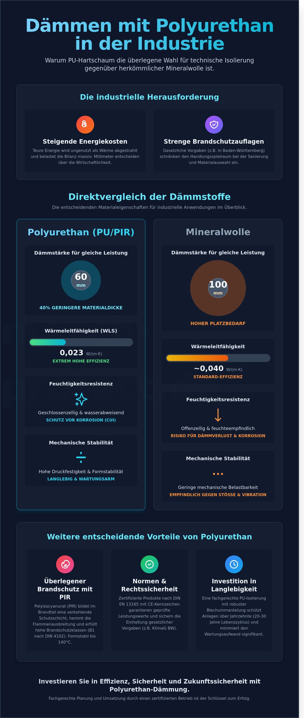 dämmen mit polyurethan