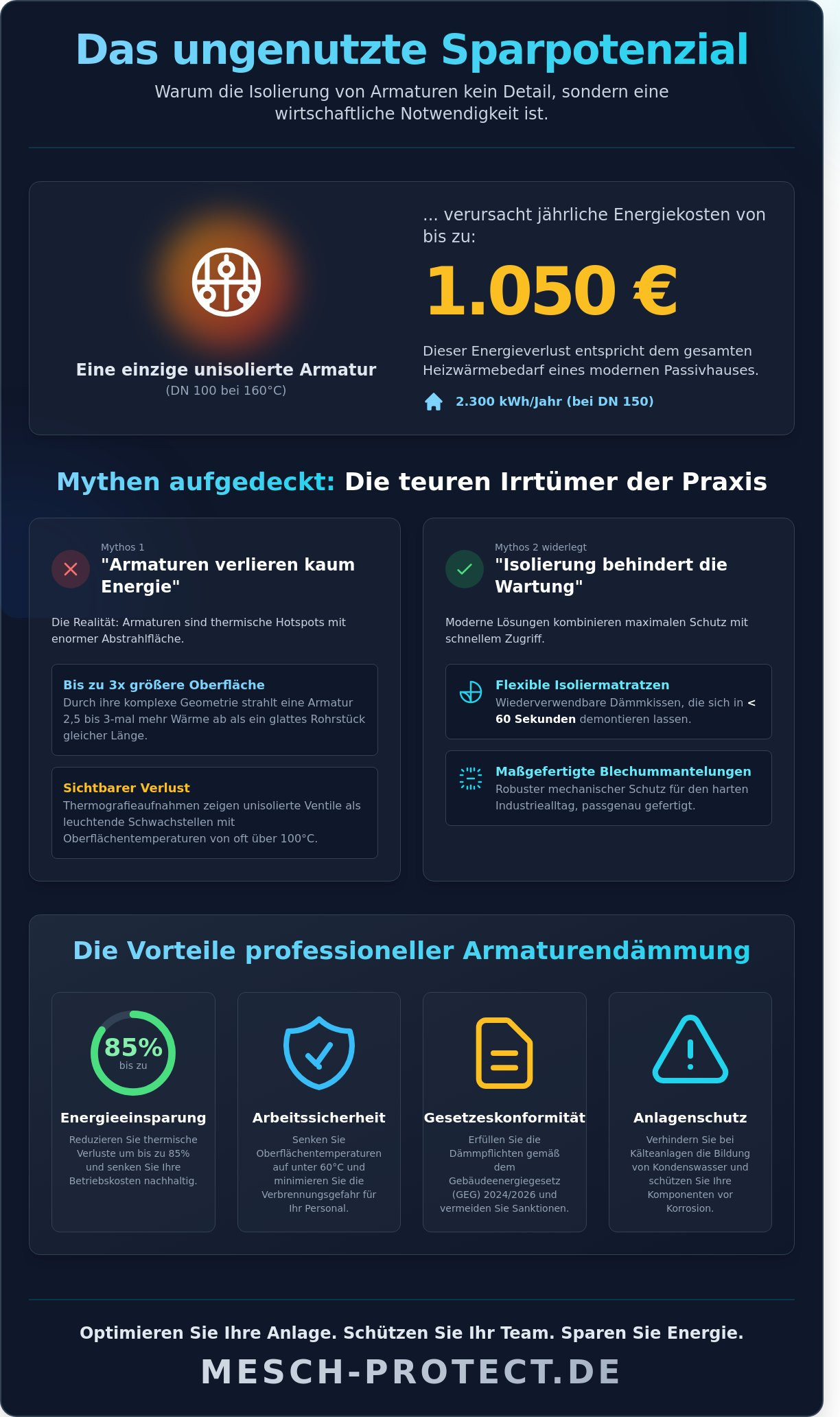 Isolierung Armaturen