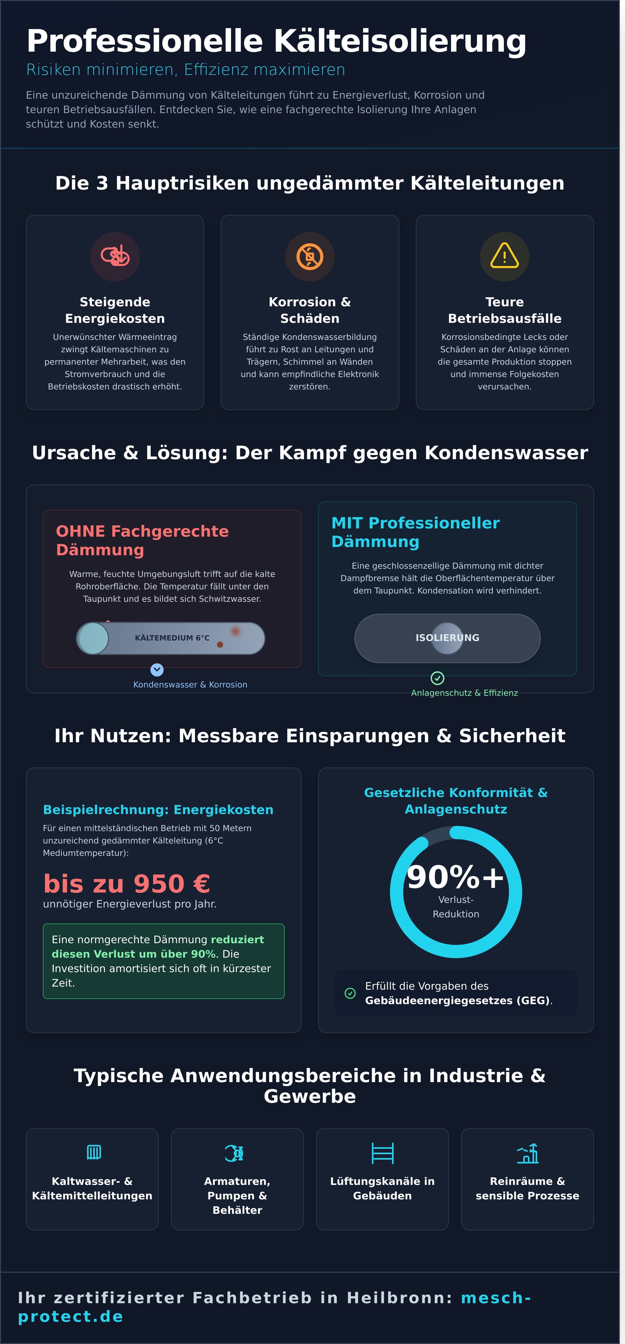 Kälteisolierung Fachbetrieb Heilbronn