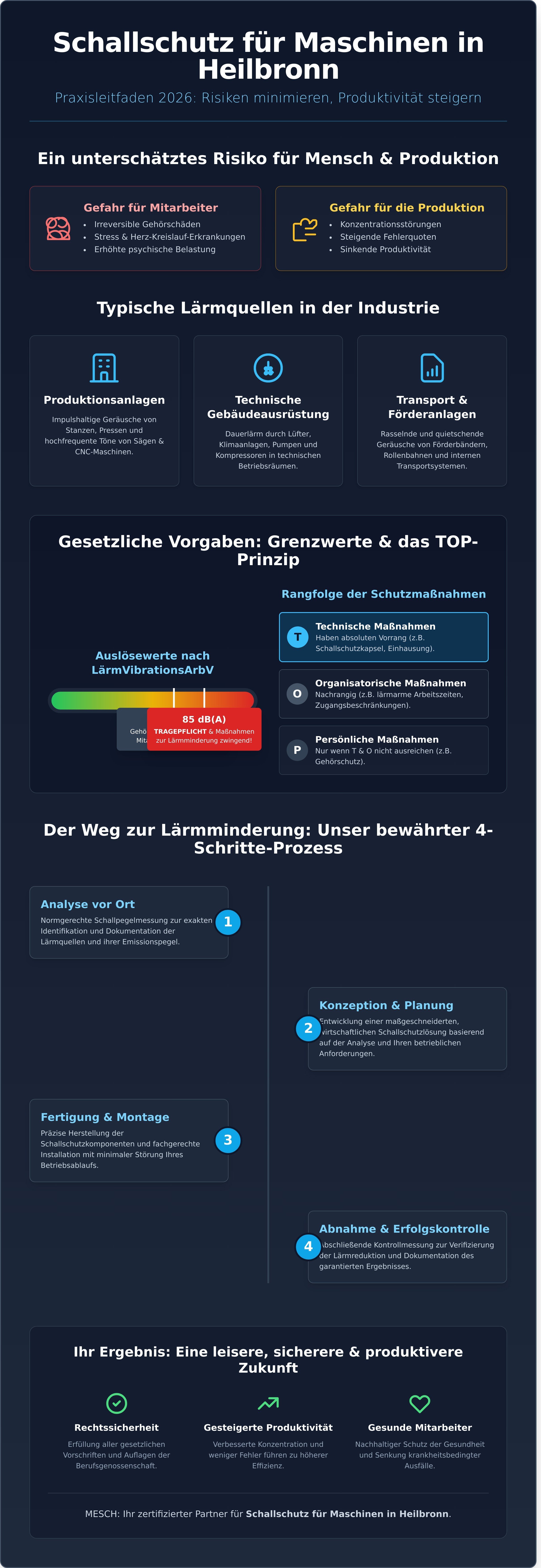 Schallschutz für Maschinen Heilbronn