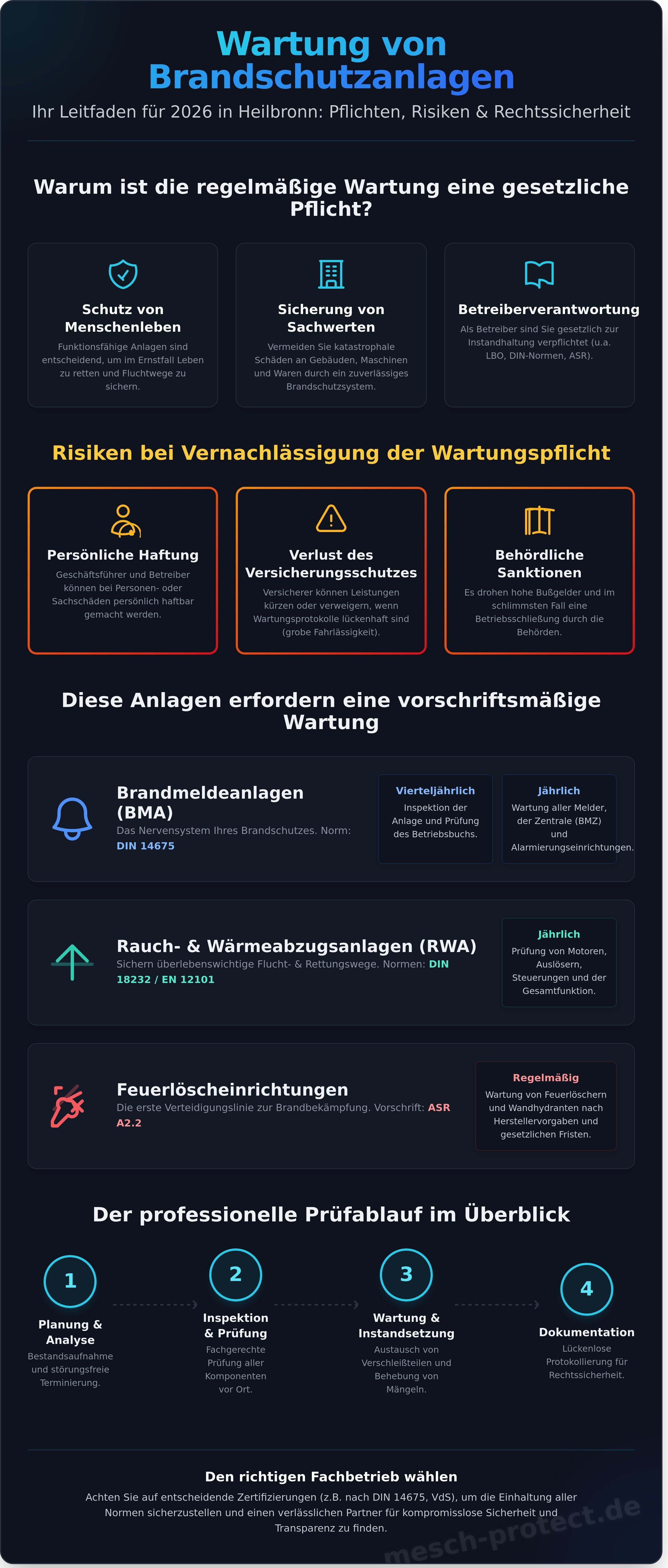 Wartung Brandschutzanlagen Heilbronn
